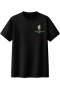Soulvero logo on black T-shirt